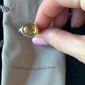 David Yurman Citrine Ring Size 6